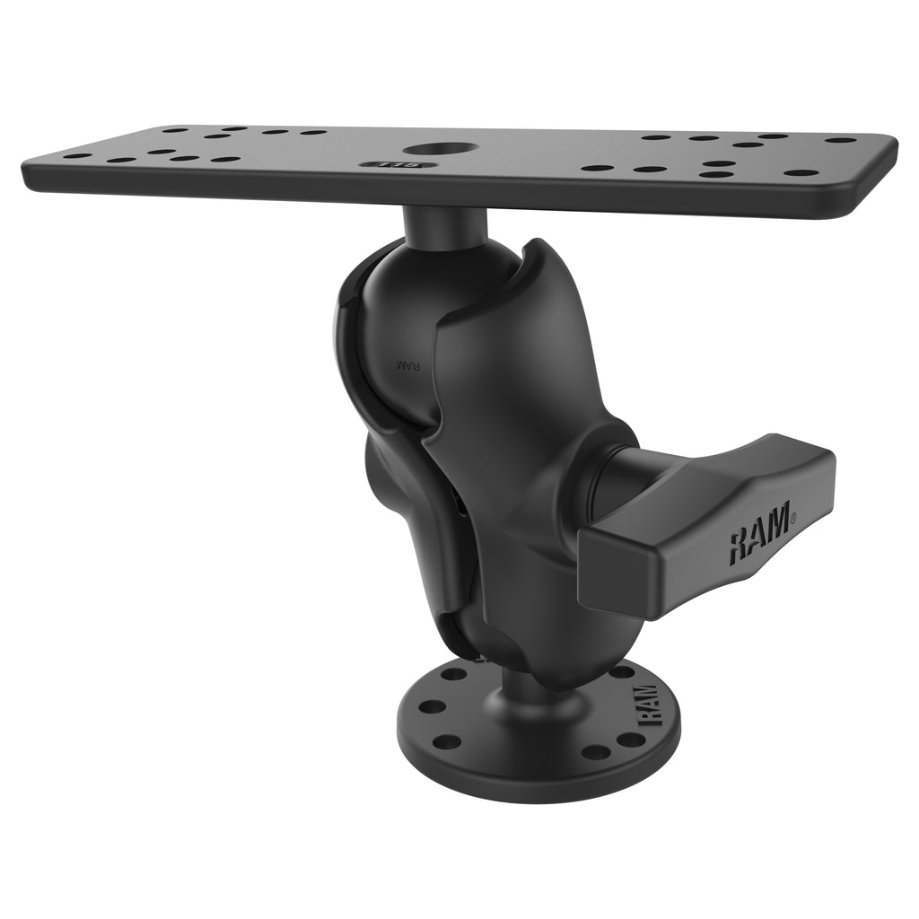 RAM® Universal Marine Electronic Mount - C Size Short - official product image 1