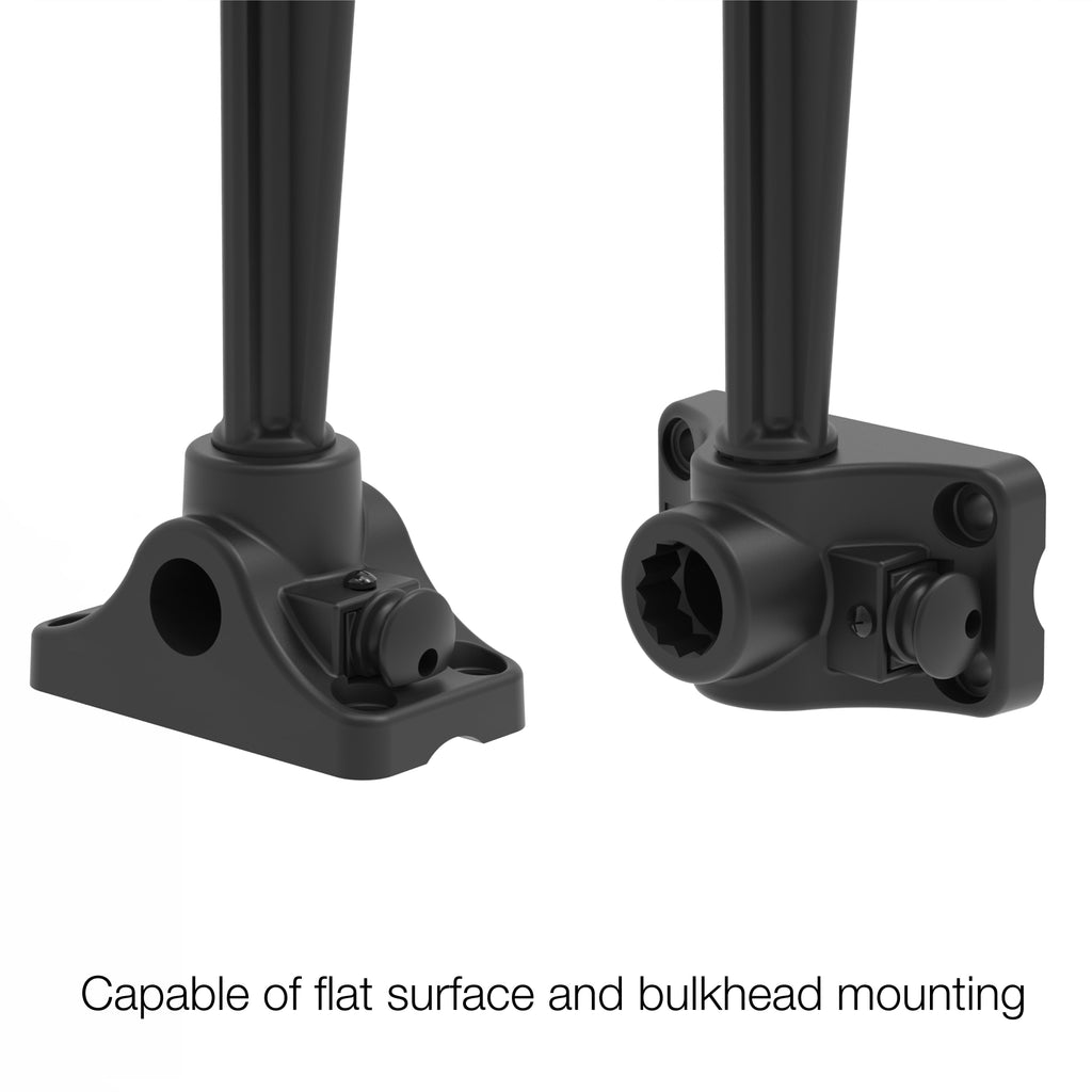 RAM ROD® Fishing Rod Holder with Plunger Bulkhead Base - official product image 2