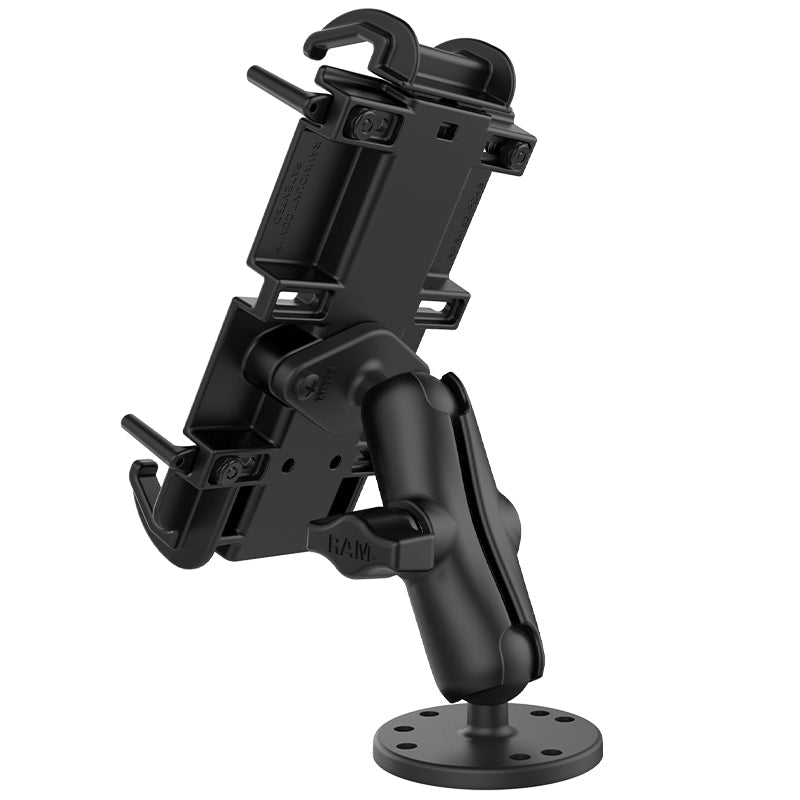 RAM® Quick-Grip™ XL Spring-Loaded Phone Mount with Drill-Down Base - official product image 3