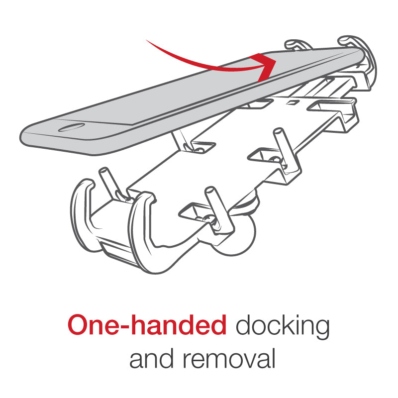 RAM® Quick-Grip™ XL Spring-Loaded Phone Mount with Drill-Down Base - official product image 6