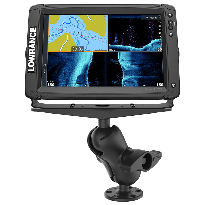 RAM® Large Marine Electronics Mount - D Size Short - official product image 1