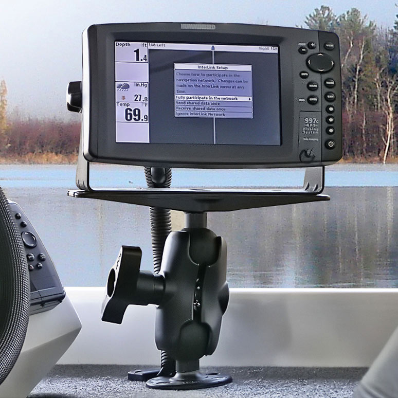 RAM® Large Marine Electronics Mount - D Size Short - official product image 7