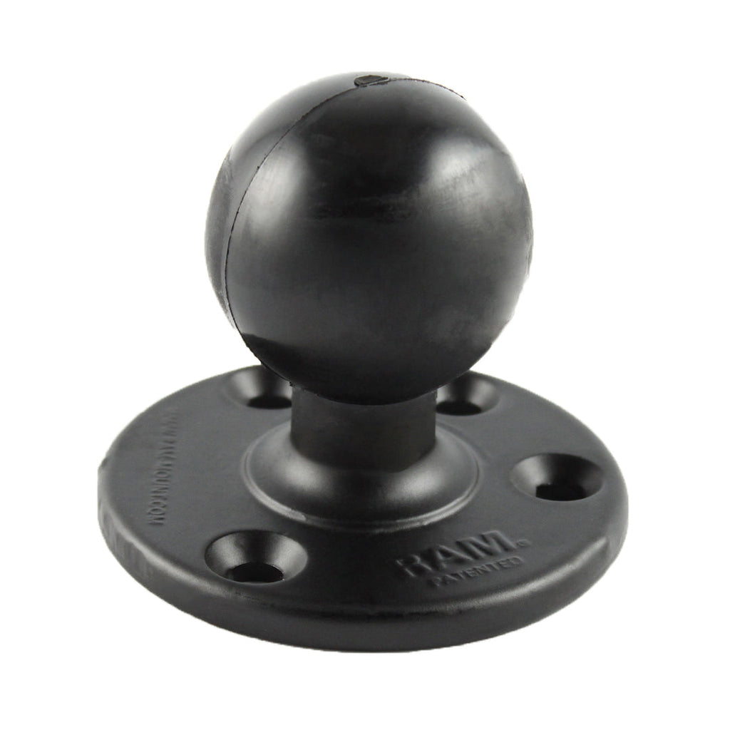 RAM® Large Round Plate with Ball - D Size - official product image 1