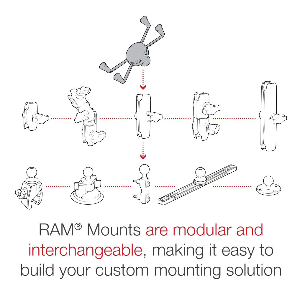RAM® X-Grip® Large Phone Holder with Ball - B Size - official product image 7