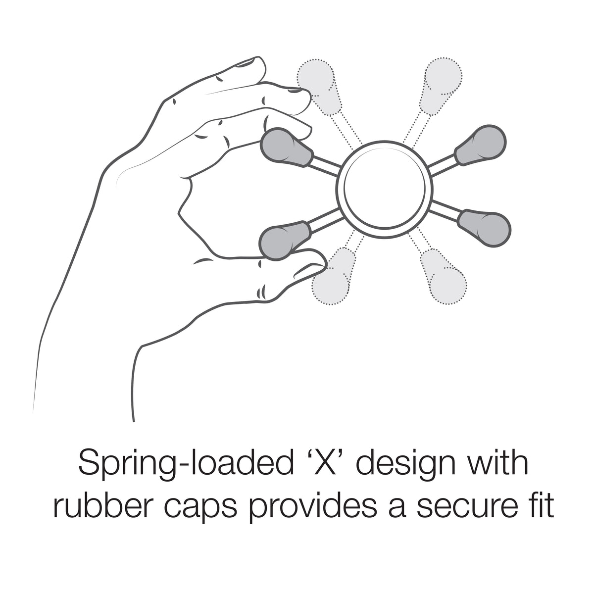 RAM® X-Grip® Universal Phone Holder with Ball - B Size - official product image 7