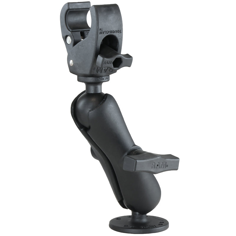 RAM® Trolling Motor Stabilizer - Tough-Claw™ .625" - 1.14" Medium Arm - official product image 1
