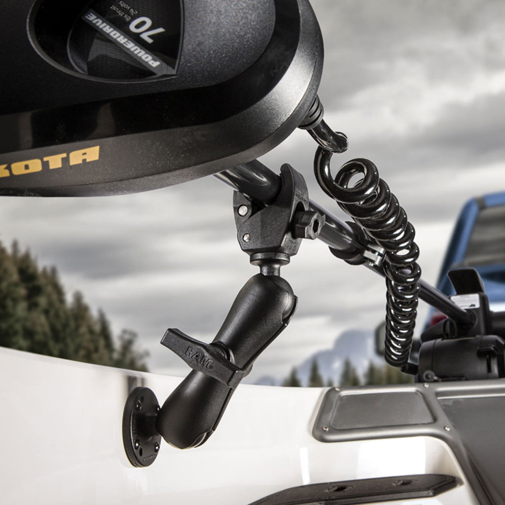 RAM® Trolling Motor Stabilizer - Tough-Claw™ .625" - 1.14" Medium Arm - official product image 4
