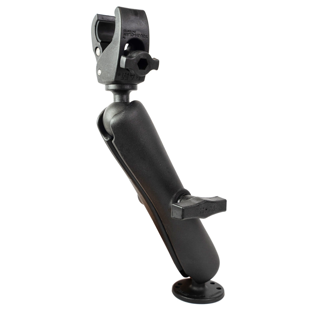 RAM® Trolling Motor Stabilizer - Tough-Claw™ .625" - 1.14" Long Arm - official product image 1