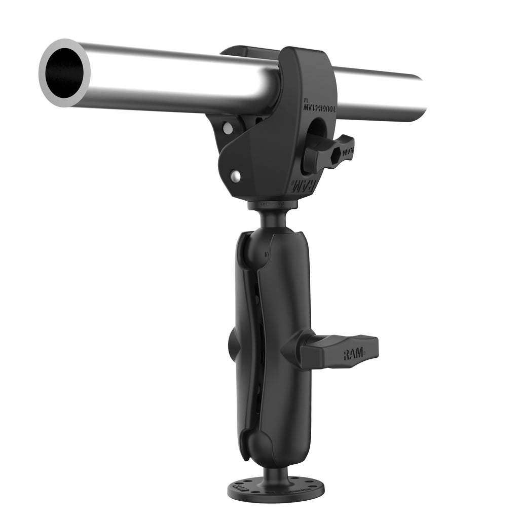 RAM® Trolling Motor Stabilizer - Tough-Claw™ 1” - 1.6” Medium Arm - official product image 2