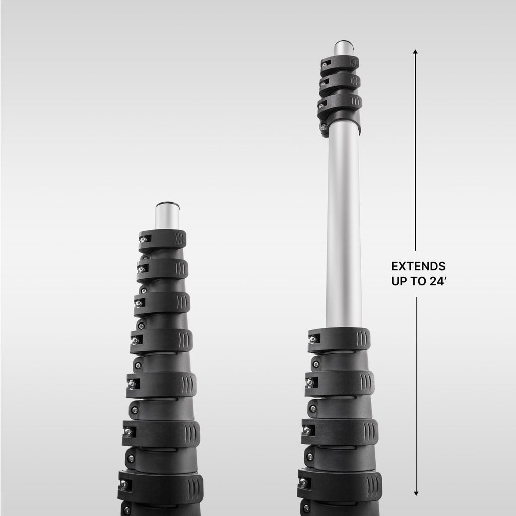 weBoost Destination RV - telescoping pole extended