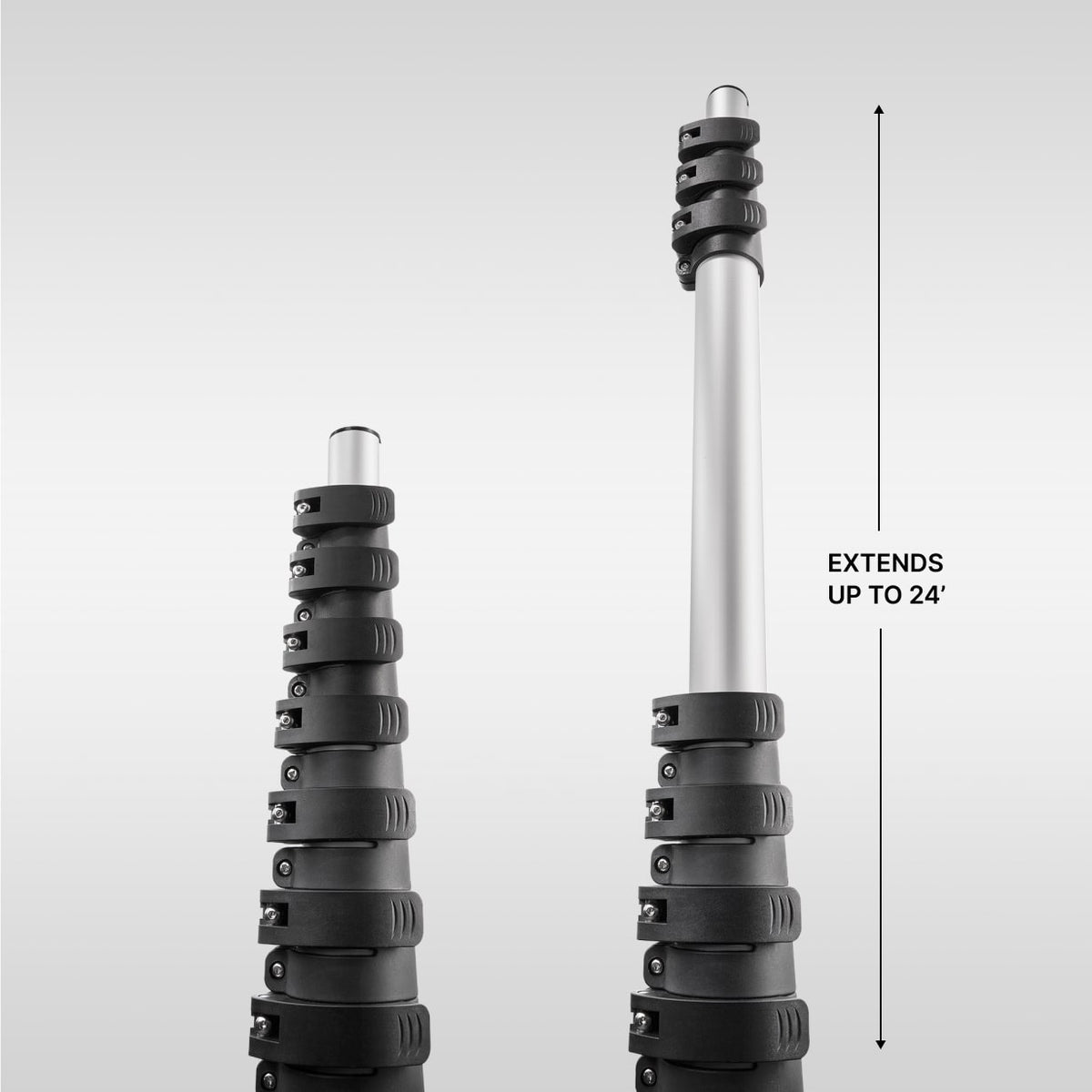 weBoost Destination RV - telescoping pole extended