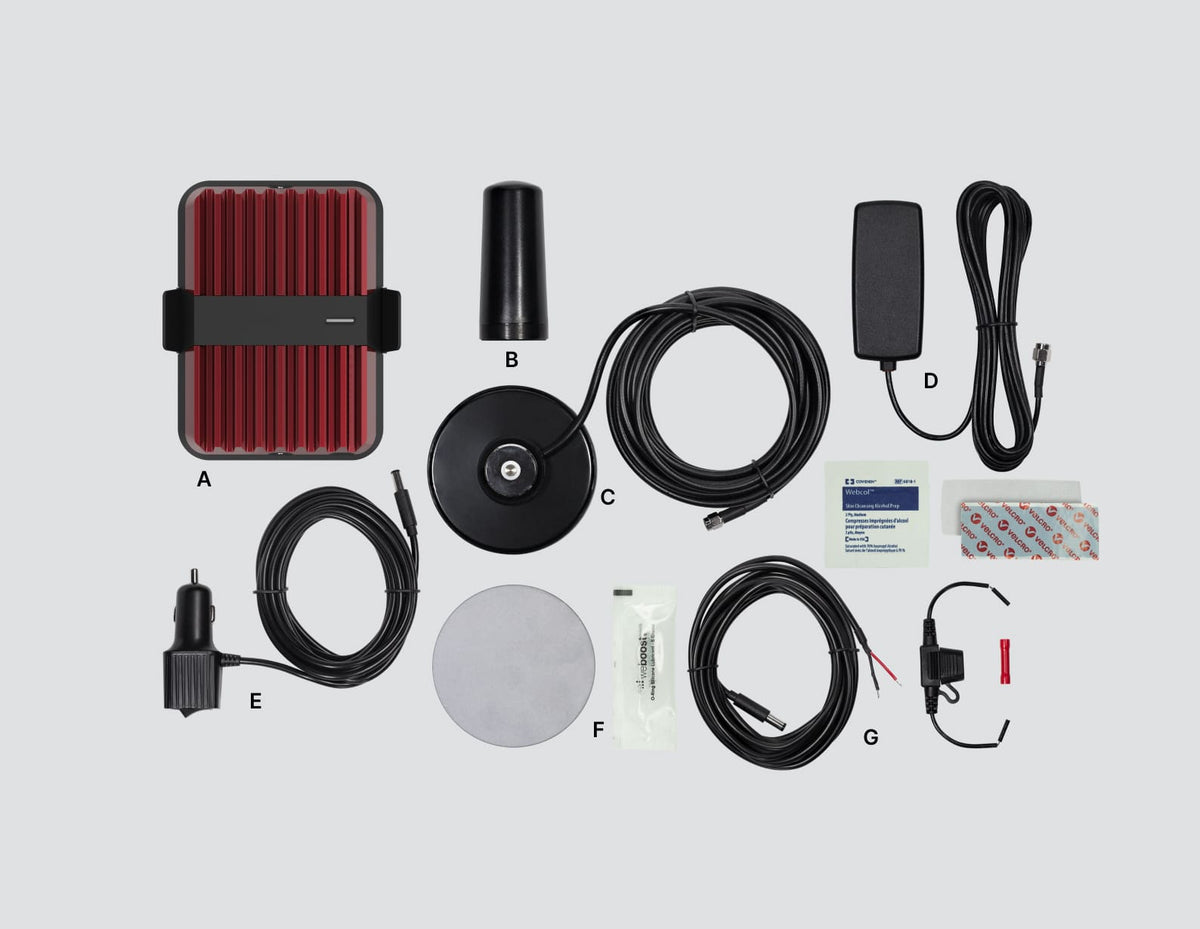weBoost Drive Reach Flex Fleet - drive reach flex fleet contents - view 2