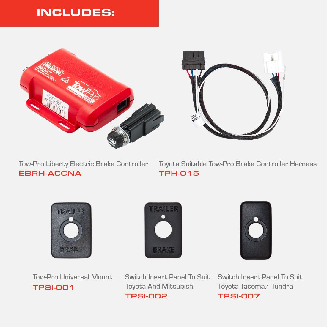 Tundra / Tacoma Brake Controller Kit-Tow-Pro Liberty - official REDARC product image 2