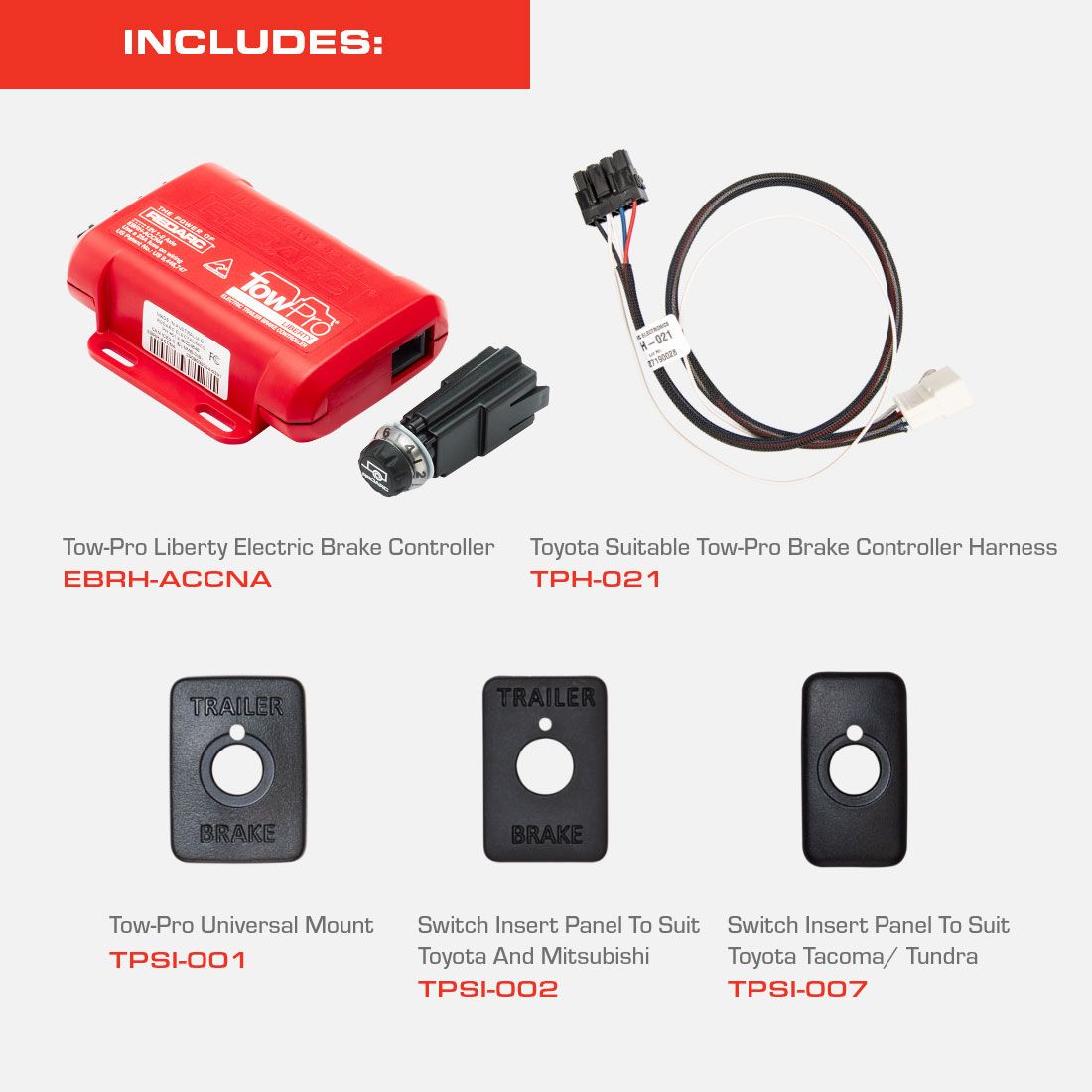 Tow-Pro Liberty Kit For Toyota LandCruiser, Sequoia, 4Runner & Early Model Tundra & Tacoma - official REDARC product image 3