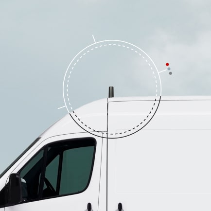 weBoost Drive X Fleet - nmo antenna in action