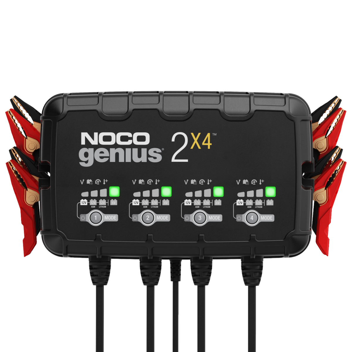 GENIUS2X4 4-Bank 8A Battery Charger - official NOCO product image 1