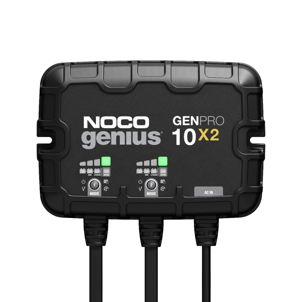 GENPRO10X2 2-Bank 20A Onboard Battery Charger - official NOCO product image 1