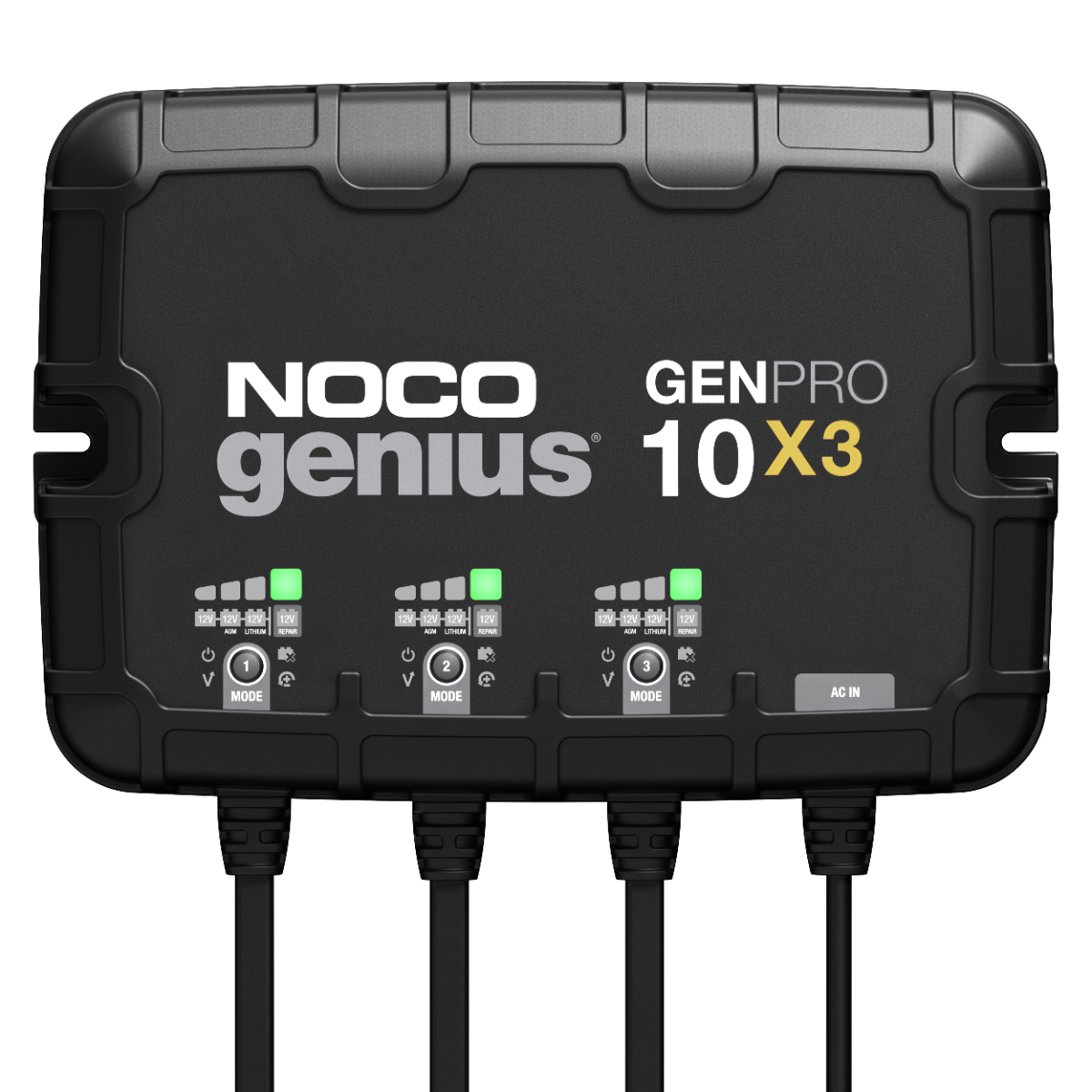 GENPRO10X3 3-Bank 30A Onboard Battery Charger - official NOCO product image 1