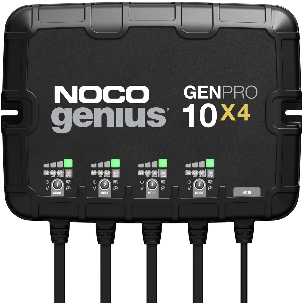 GENPRO10X4 4-Bank 40A Onboard Battery Charger - official NOCO product image 1